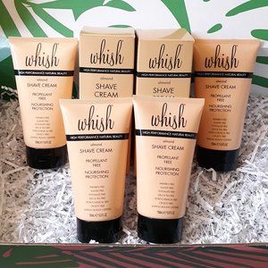 Lot of 4 Whish Almond Shave Cream